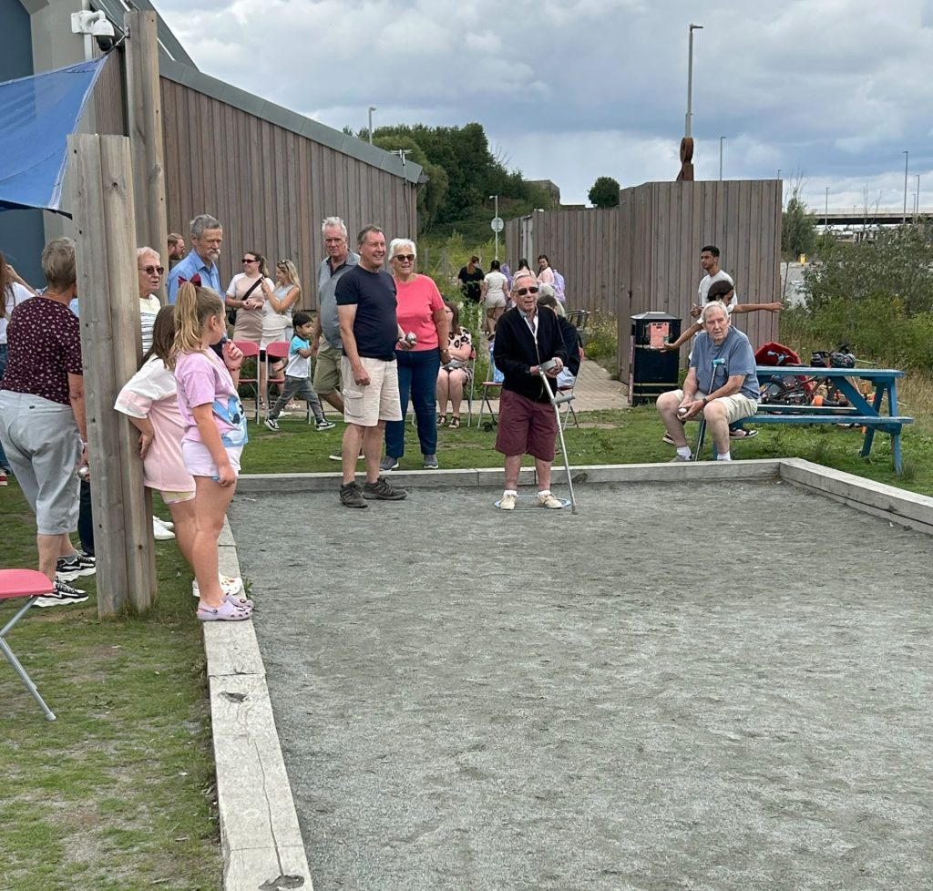 Petanque Tuesday 22 July 2025 - Lots of keen observers!
